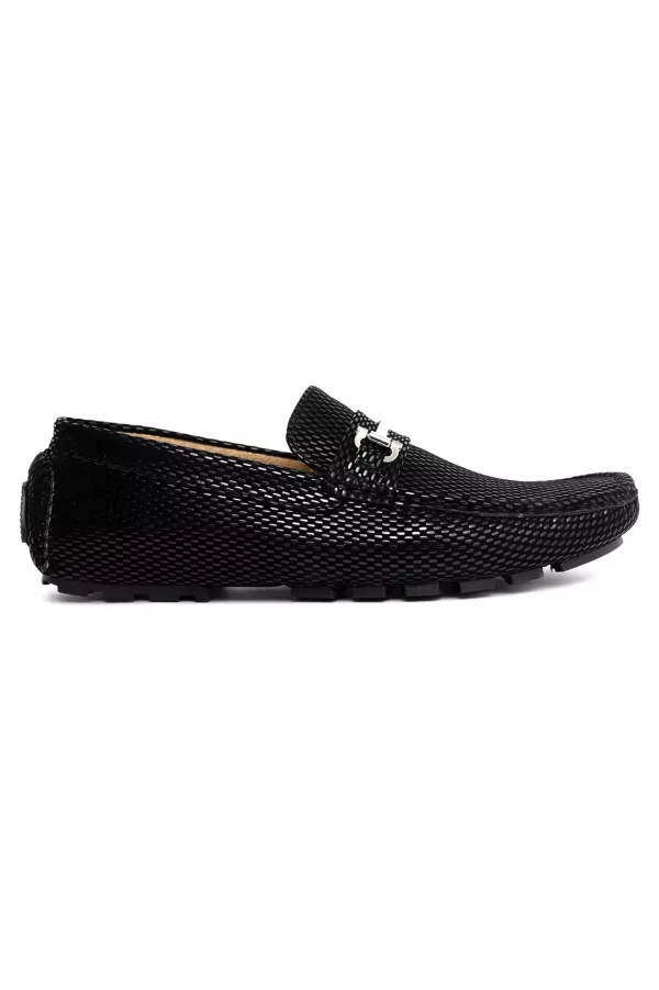 Black Patent Loafers Shoes