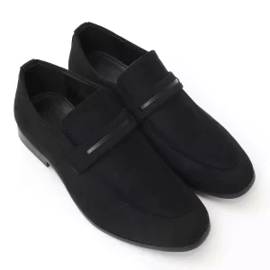 Classic Black Banded Loafers