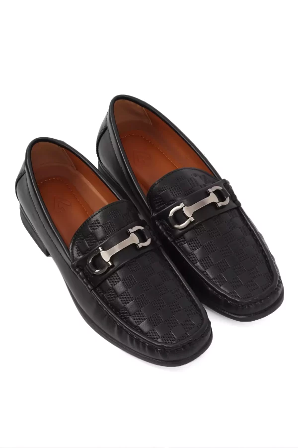 Classic Black Horsebit Loafers