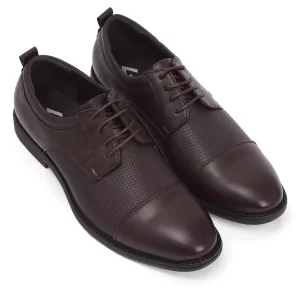 Classic Lace-up Formal Shoes - brown