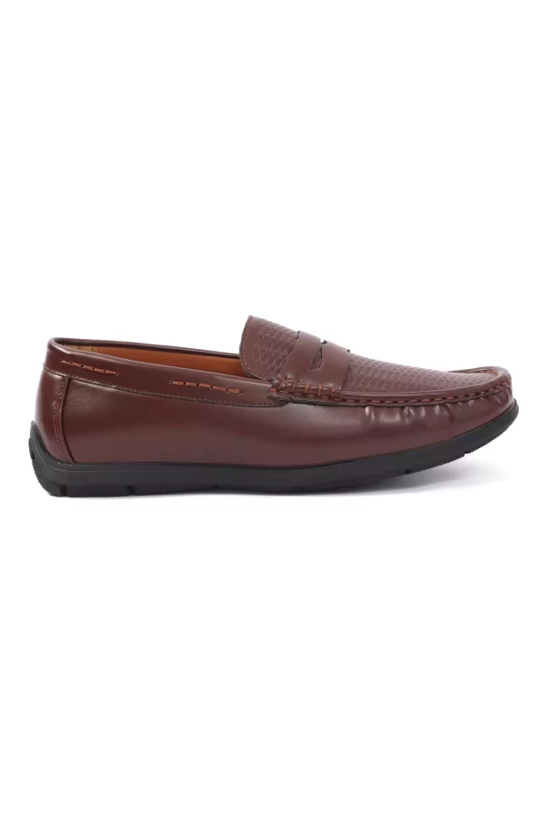 Mens Wine Loafers Shoes