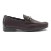 Stylish Leather Loafers in Coffee Brown