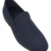 Stylish Loafers - Navy Slip-Ons