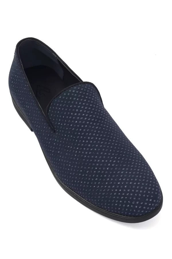 Stylish Loafers - Navy Slip-Ons