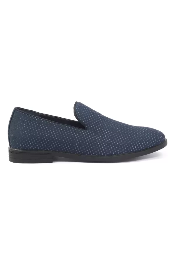 Stylish Loafers - Navy Slip-Ons