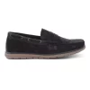 Stylish Suede Loafers Shoes - black