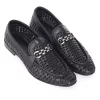 Stylish Woven Leather Loafers