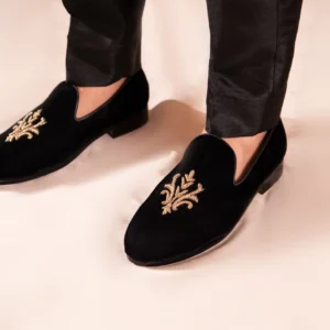 Royal Velvet Slip-Ons Hand Embroidered